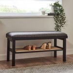 Outlet - Charlie Hallway Bench - Cane - Black - Image 5