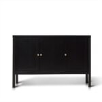 Outlet - Charlie 3 Door Sideboard - Noir Black - Image 4