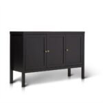 Outlet - Charlie 3 Door Sideboard - Noir Black - Image 7