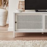 Outlet - Charlie TV Unit - Cane Front - White - Image 2