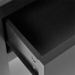 Outlet - Charlie Two Drawer Console Table in Noir Black - Image 4