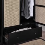 Outlet - Charlie wardrobe - 2 door - Black - Image 4