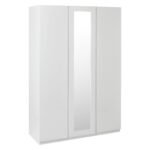 Outlet - Clemmie triple wardrobe - high gloss - white - Image 5