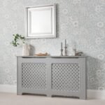 Outlet - Edith Large Radiator Cover Grey