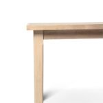 Outlet - Ella Pale Oak Wood Parquet Dining Table - Image 6