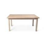 Outlet - Ella Pale Oak Wood Parquet Dining Table - Image 7