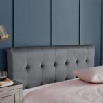 Outlet - Elle Double Ottoman Bed - Grey Velvet - Image 5