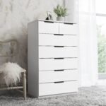 Outlet - Essie 2 Over 5 Chest of Drawers - White