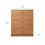 Outlet - Essie chest of drawers - beech - Image 7