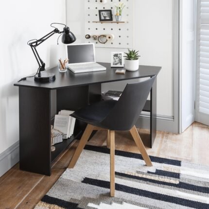 Outlet - Essie Corner Desk - Black