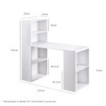 Outlet – Essie Tall Shelves Desk - Black - Image 6