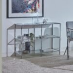 Outlet - Evelyn Console Table - Chrome