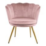 Outlet - Flora Accent Chair - Scalloped - Blush Pink - Image 7