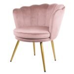 Outlet - Flora Accent Chair - Scalloped - Blush Pink - Image 8