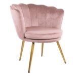 Outlet - Flora Accent Chair - Scalloped - Blush Pink - Image 9