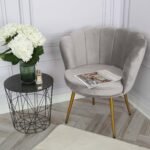 Outlet - Flora Accent Chair - Scalloped - Grey - Image 3