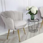 Outlet - Flora Accent Chair - Scalloped - Grey - Image 4