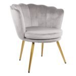 Outlet - Flora Accent Chair - Scalloped - Grey - Image 9