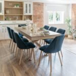Outlet - Freya Dining Chairs - Set of 2 - Blue & Natural - Image 2