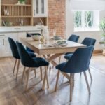 Outlet - Freya Dining Chairs - Set of 2 - Blue & Natural - Image 3