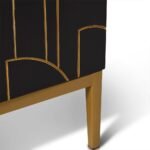 Outlet - Gatsby 2 Door Sideboard  Noir Black - Image 7