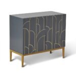 Outlet - Gatsby 2 Door Sideboard  Smoke Grey - Image 4