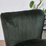 Outlet - Hattie Accent Chair - Green Velvet - Image 3
