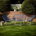 Outlet - Hebe Garden Sofa Set - Navy Blue - Image 2