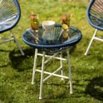 Outlet - Hebe String Bistro Set - Navy Blue - Image 3