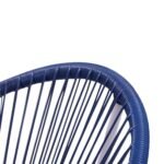 Outlet - Hebe String Bistro Set - Navy Blue - Image 8