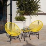 Outlet - Hebe String Bistro Set - Yellow - Image 2