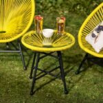 Outlet - Hebe String Bistro Set - Yellow - Image 3