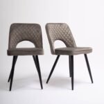 Outlet - Hope Dining Chair - Set of 2 - Dark Grey - Image 14