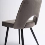 Outlet - Hope Dining Chair - Set of 2 - Dark Grey - Image 2