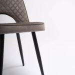 Outlet - Hope Dining Chair - Set of 2 - Dark Grey - Image 3