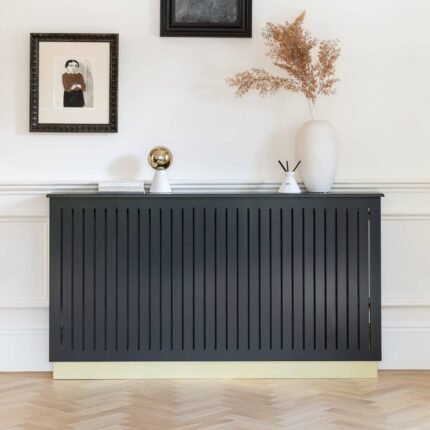 Outlet - Iliana Large Radiator Cover In Charcoal Grey