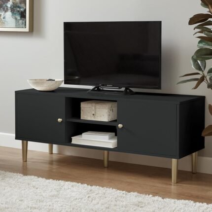 Outlet - Iliana TV Unit - Charcoal Grey