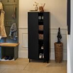 Outlet - Jack Shoe Cabinet - Geometric - Black
