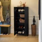 Outlet - Jack Shoe Cabinet - Geometric - Black - Image 3