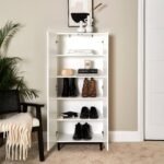 Outlet - Jack Shoe Cabinet - Geometric - White - Image 2