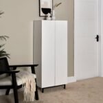 Outlet - Jack Shoe Cabinet - Geometric - White - Image 3
