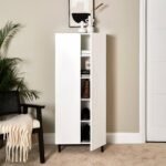 Outlet - Jack Shoe Cabinet - Geometric - White - Image 4