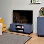 Outlet - Jack TV Unit - Geometric - Blue - Image 3