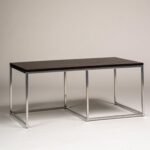 Outlet - Jay Coffee Table - Walnut Effect & Chrome - Image 6