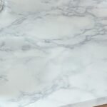 Outlet - Jay Side Table - Marble Effect & Black - Image 3