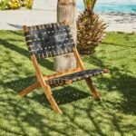 Outlet - Kai Folding Beach Chair Black Pck2