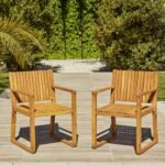 Outlet - Lennox Wood Armchair PCK2