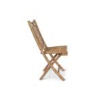 Outlet - Lila Bamboo Garden Folding Chair - Set of 2 - Image 6