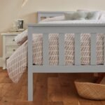 Outlet - Lisa Wooden King Size Bed Frame - Grey - Image 4