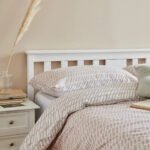 Outlet - Lisa Wooden King Size Bed Frame - White - Image 2